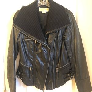 Michael Kors Black leather jacket